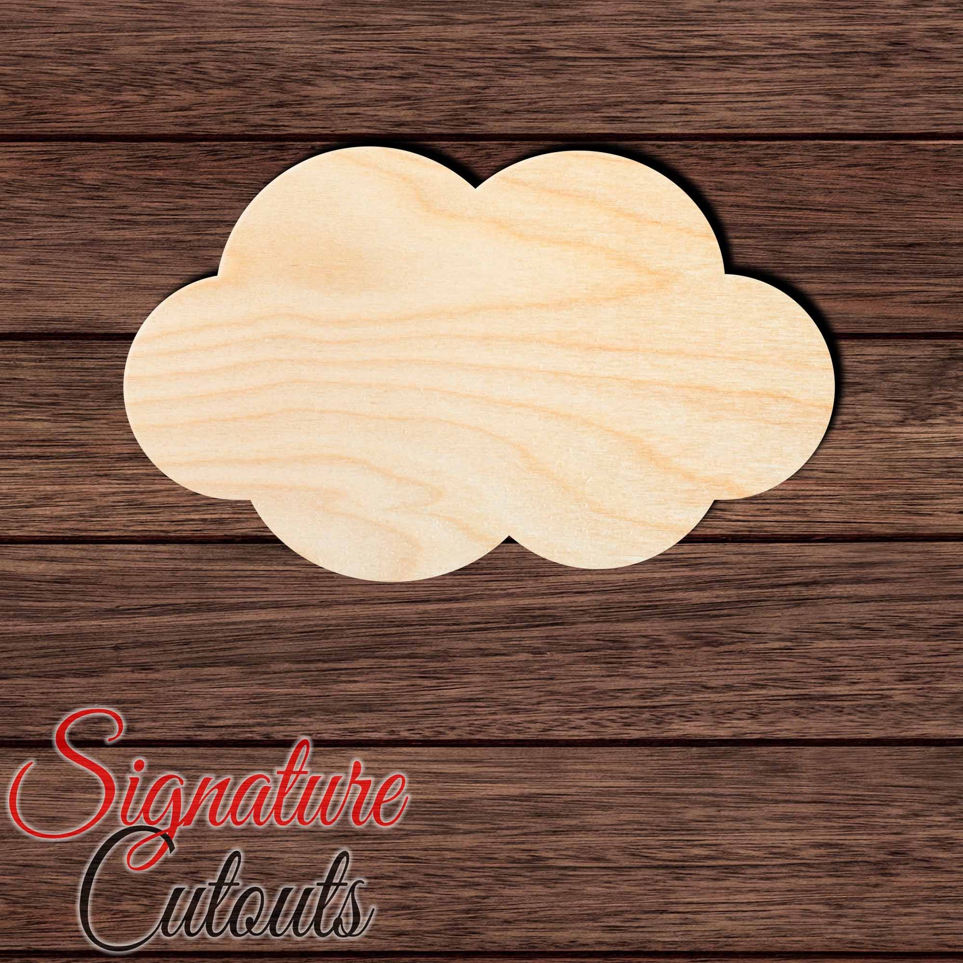 Cloud 009 Shape Cutout - Signature Cutouts