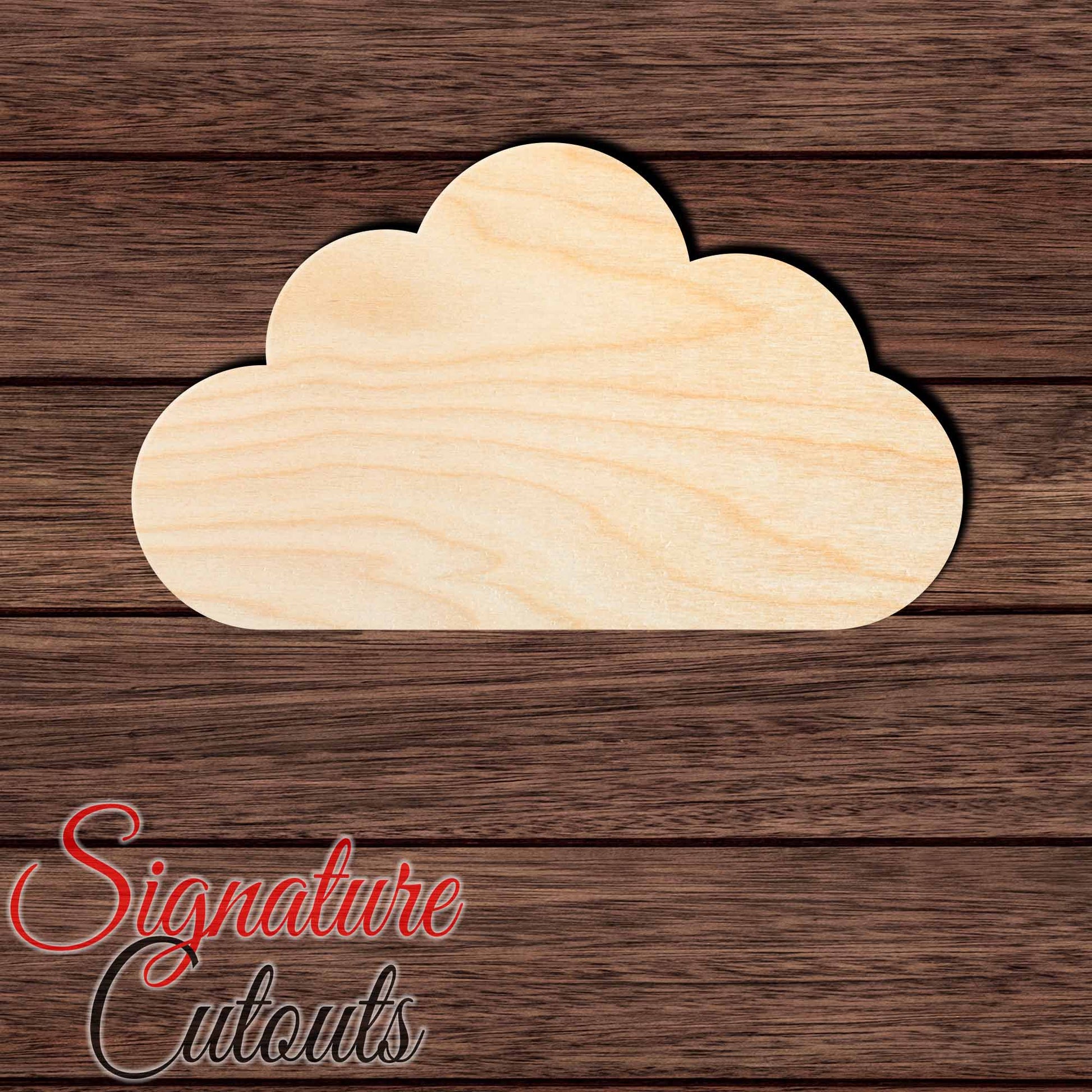 Cloud 010 Shape Cutout - Signature Cutouts