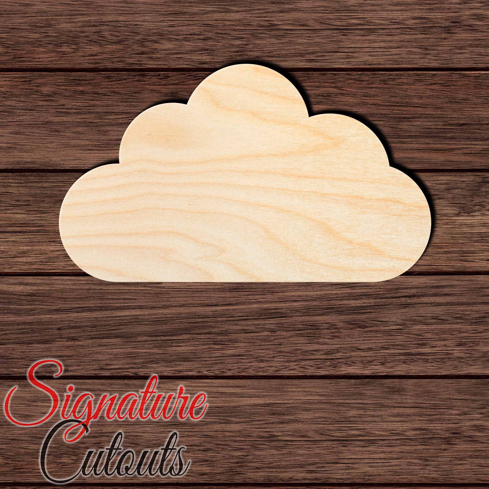 Cloud 010 Shape Cutout - Signature Cutouts