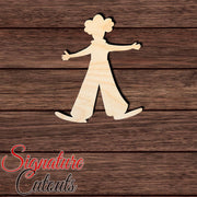 Clown 003 Shape Cutout in Wood, Acrylic or Acrylic Mirror - Signature Cutouts
