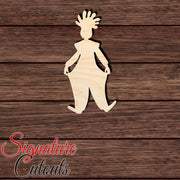 Clown 005 Shape Cutout in Wood, Acrylic or Acrylic Mirror - Signature Cutouts