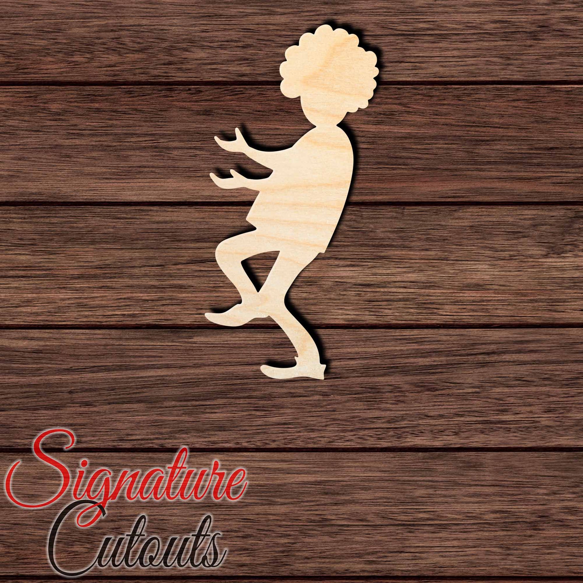 Clown 006 Shape Cutout in Wood, Acrylic or Acrylic Mirror - Signature Cutouts