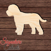 Cockapoo 002 Shape Cutout in Wood, Acrylic or Acrylic Mirror - Signature Cutouts