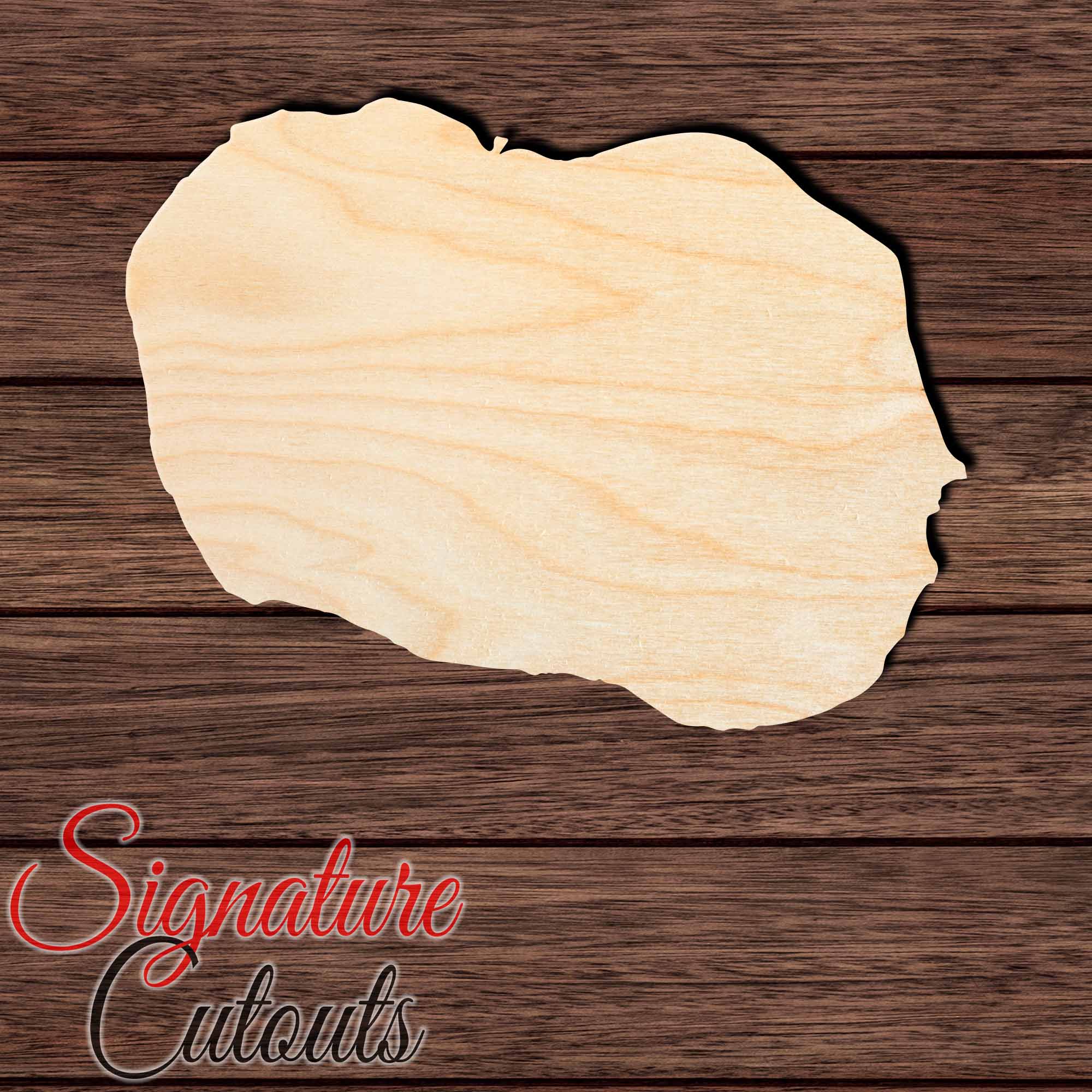 Cook Island Shape Cutout in Wood, Acrylic or Acrylic Mirror - Signature Cutouts