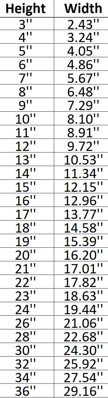 Cow Pig Chicken Shape Cutout in Wood, Acrylic or Acrylic Mirror - Signature Cutouts