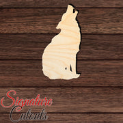 Coyote 001 Shape Cutout in Wood, Acrylic or Acrylic Mirror - Signature Cutouts