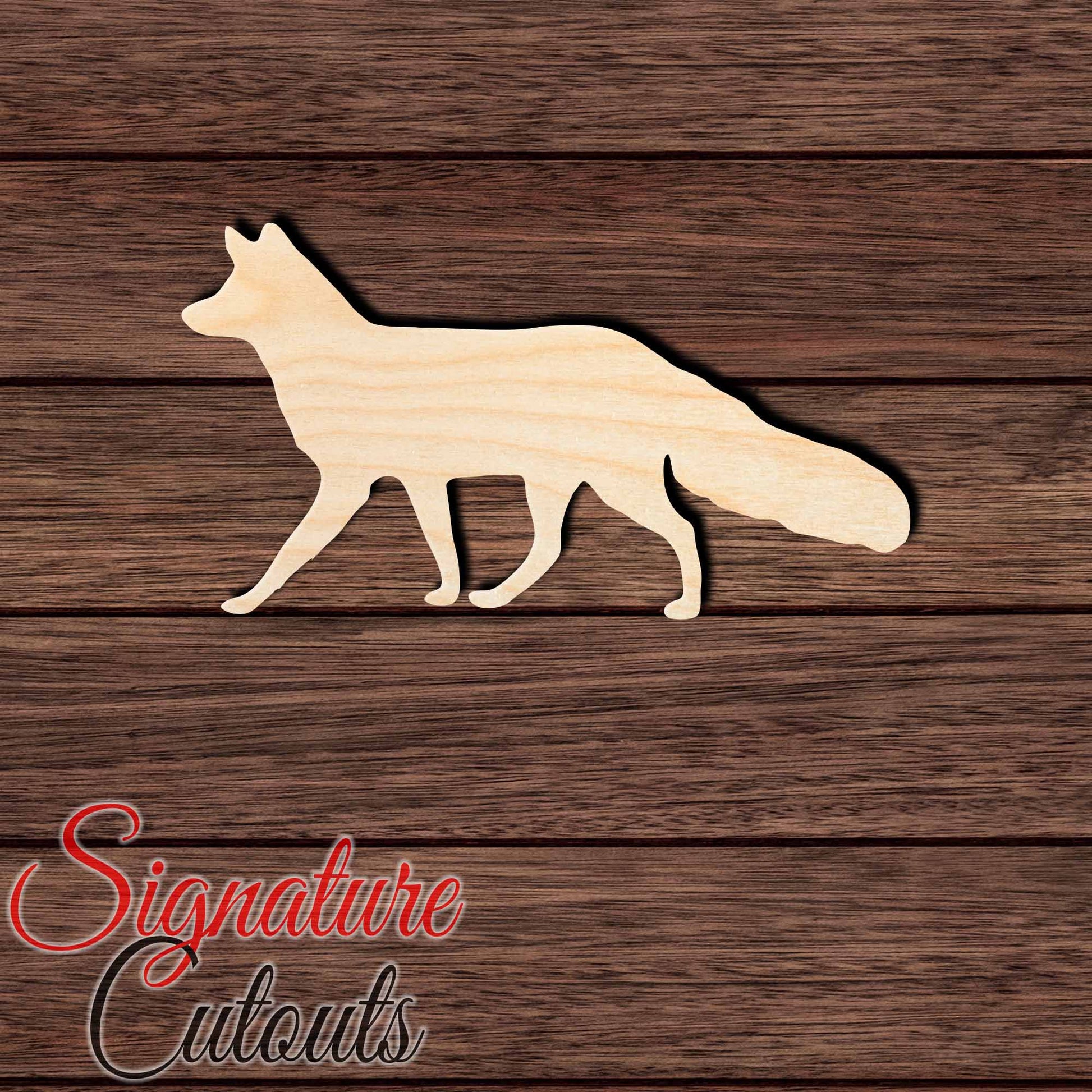 Coyote 002 Shape Cutout in Wood, Acrylic or Acrylic Mirror - Signature Cutouts