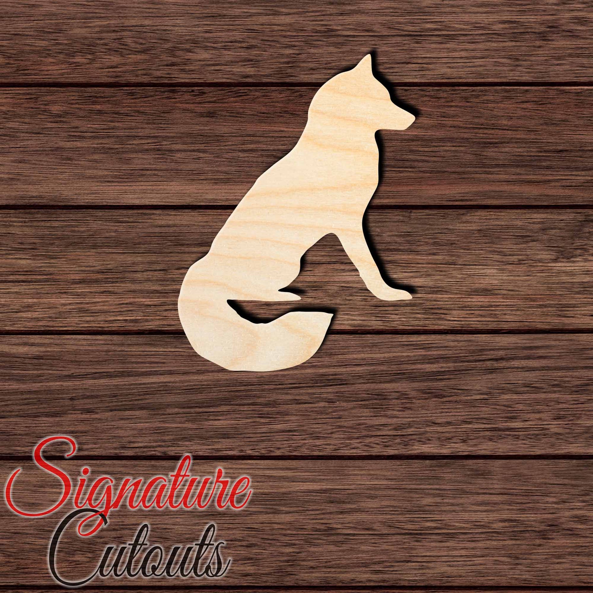 Coyote 004 Shape Cutout in Wood, Acrylic or Acrylic Mirror - Signature Cutouts
