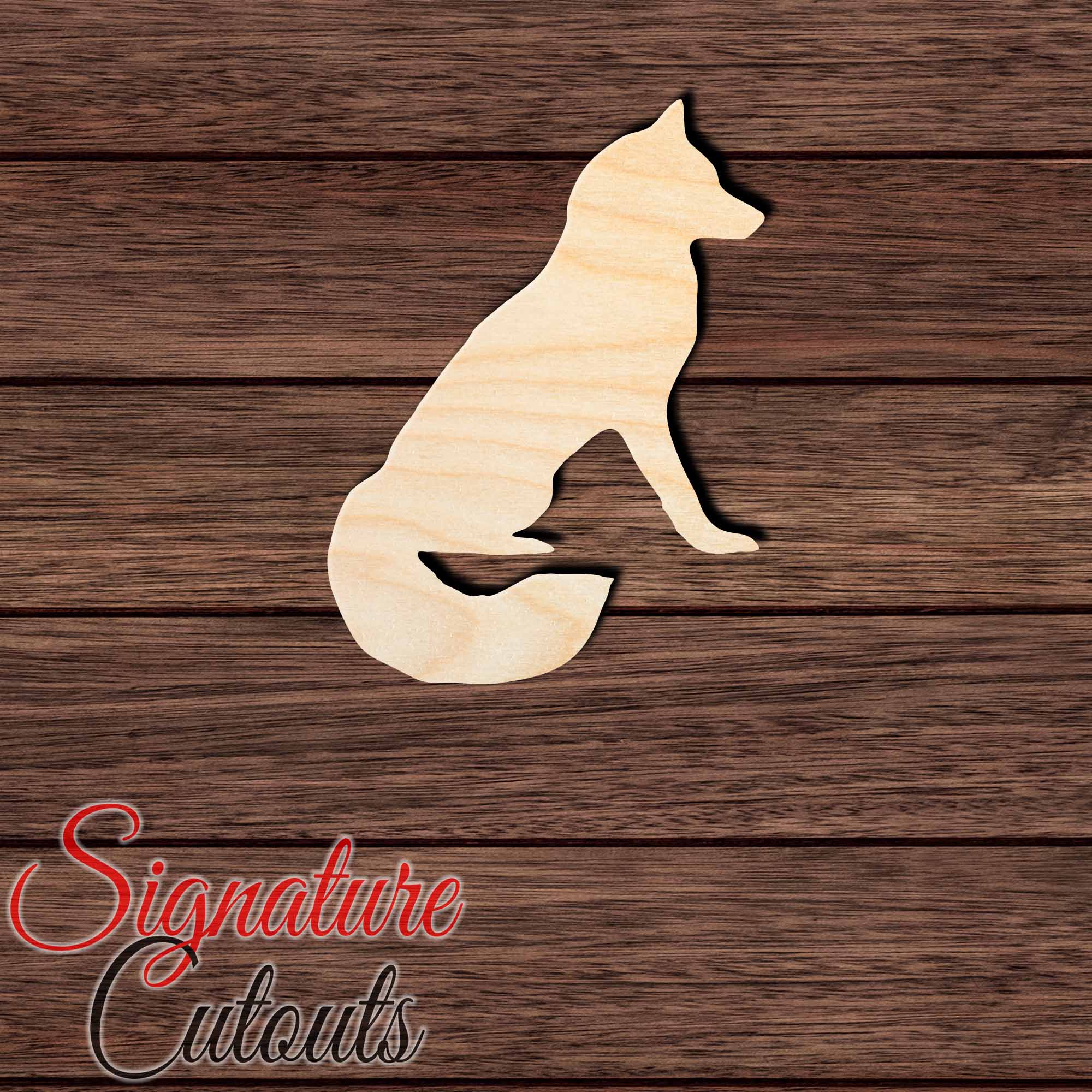 Coyote 004 Shape Cutout in Wood, Acrylic or Acrylic Mirror - Signature Cutouts