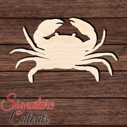 Crab 004 Shape Cutout in Wood, Acrylic or Acrylic Mirror - Signature Cutouts