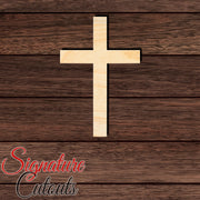 Cross 004 Shape Cutout in Wood, Acrylic or Acrylic Mirror - Signature Cutouts