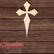 Cross 010 Shape Cutout in Wood, Acrylic or Acrylic Mirror - Signature Cutouts