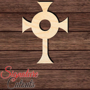 Cross 013 Shape Cutout in Wood, Acrylic or Acrylic Mirror - Signature Cutouts