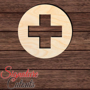 Cross 015 Shape Cutout in Wood, Acrylic or Acrylic Mirror - Signature Cutouts