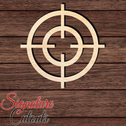 Crosshair 001 Shape Cutout - Signature Cutouts