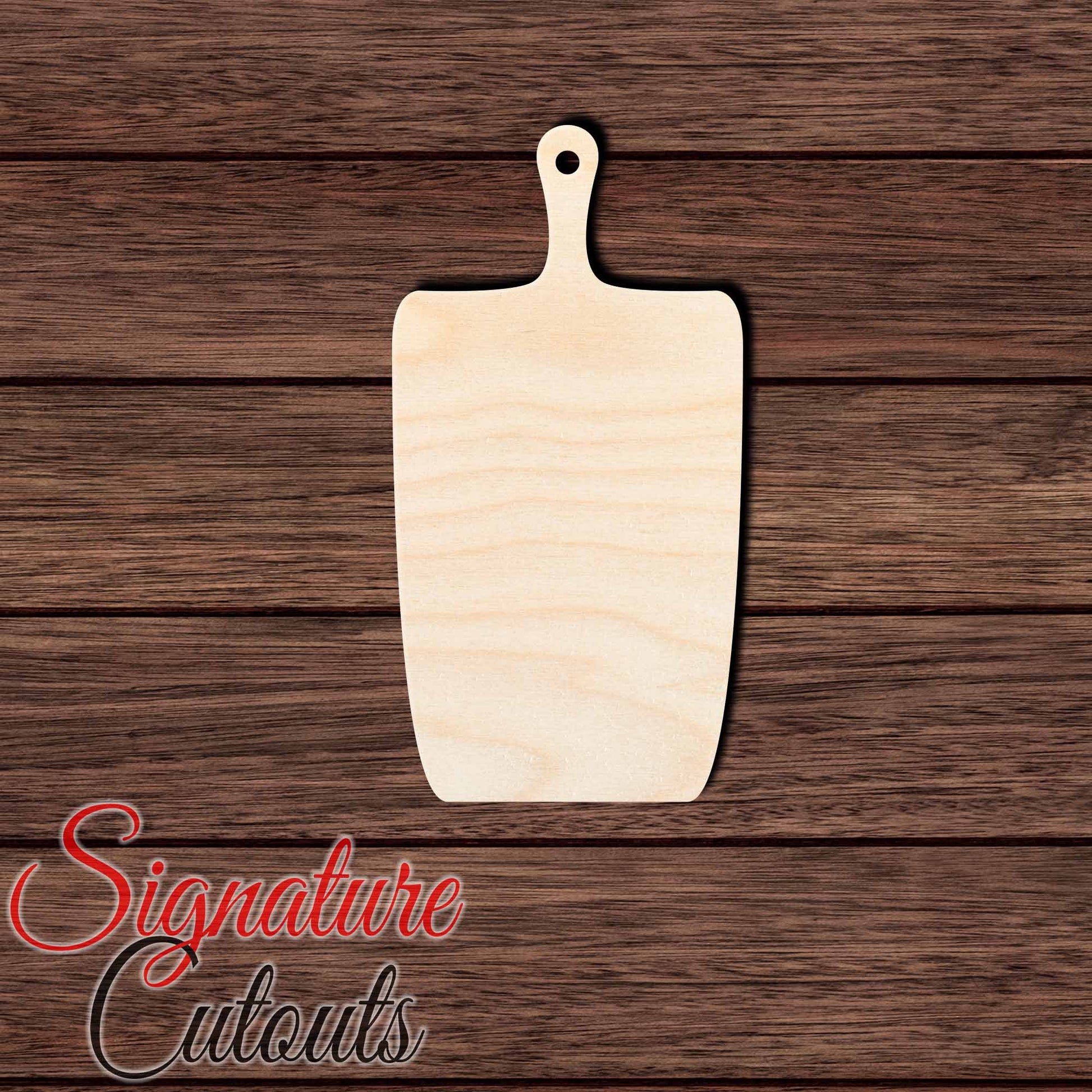 Cutting Board 010 Shape Cutout in Wood, Acrylic or Acrylic Mirror - Signature Cutouts