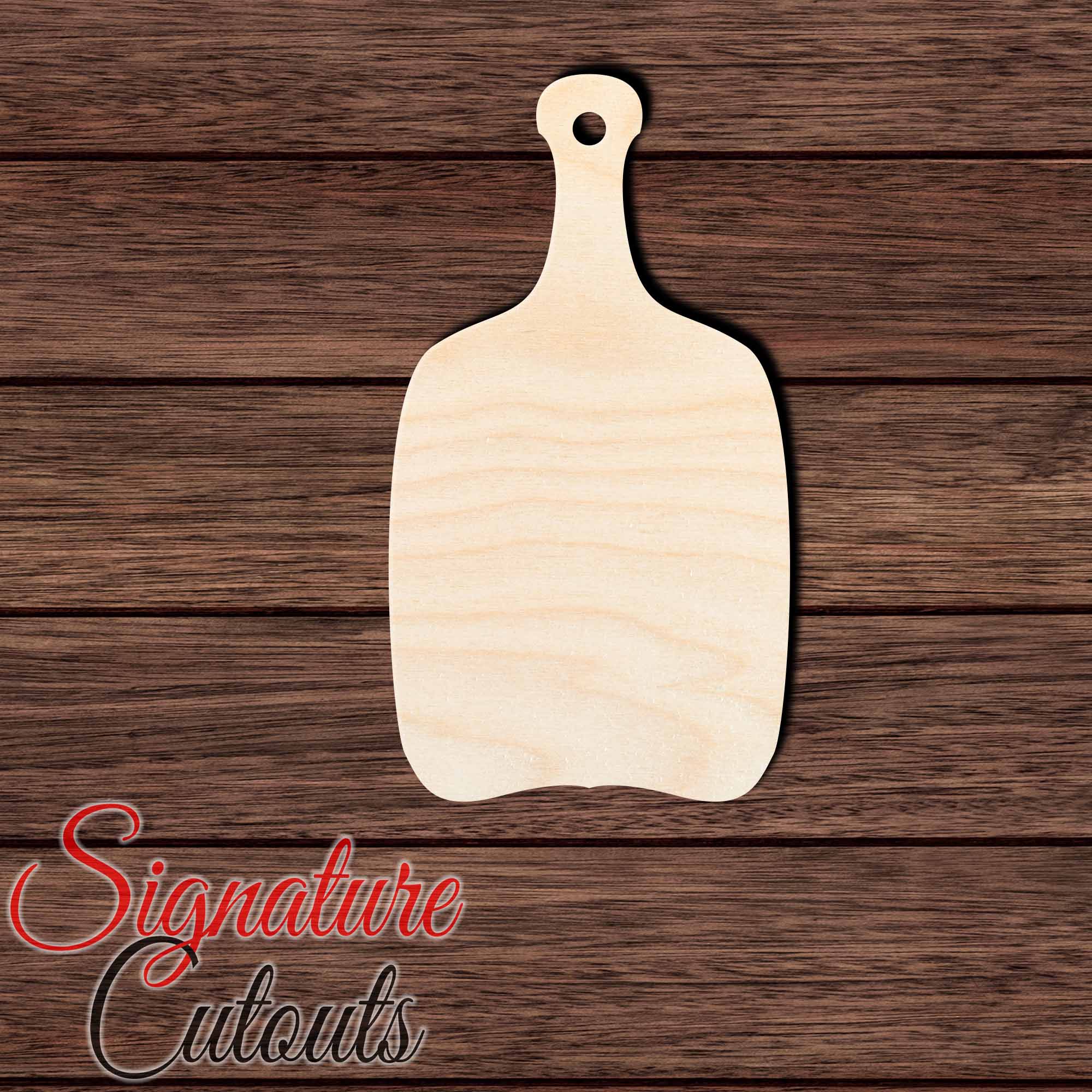 Cutting Board 012 Shape Cutout in Wood, Acrylic or Acrylic Mirror - Signature Cutouts