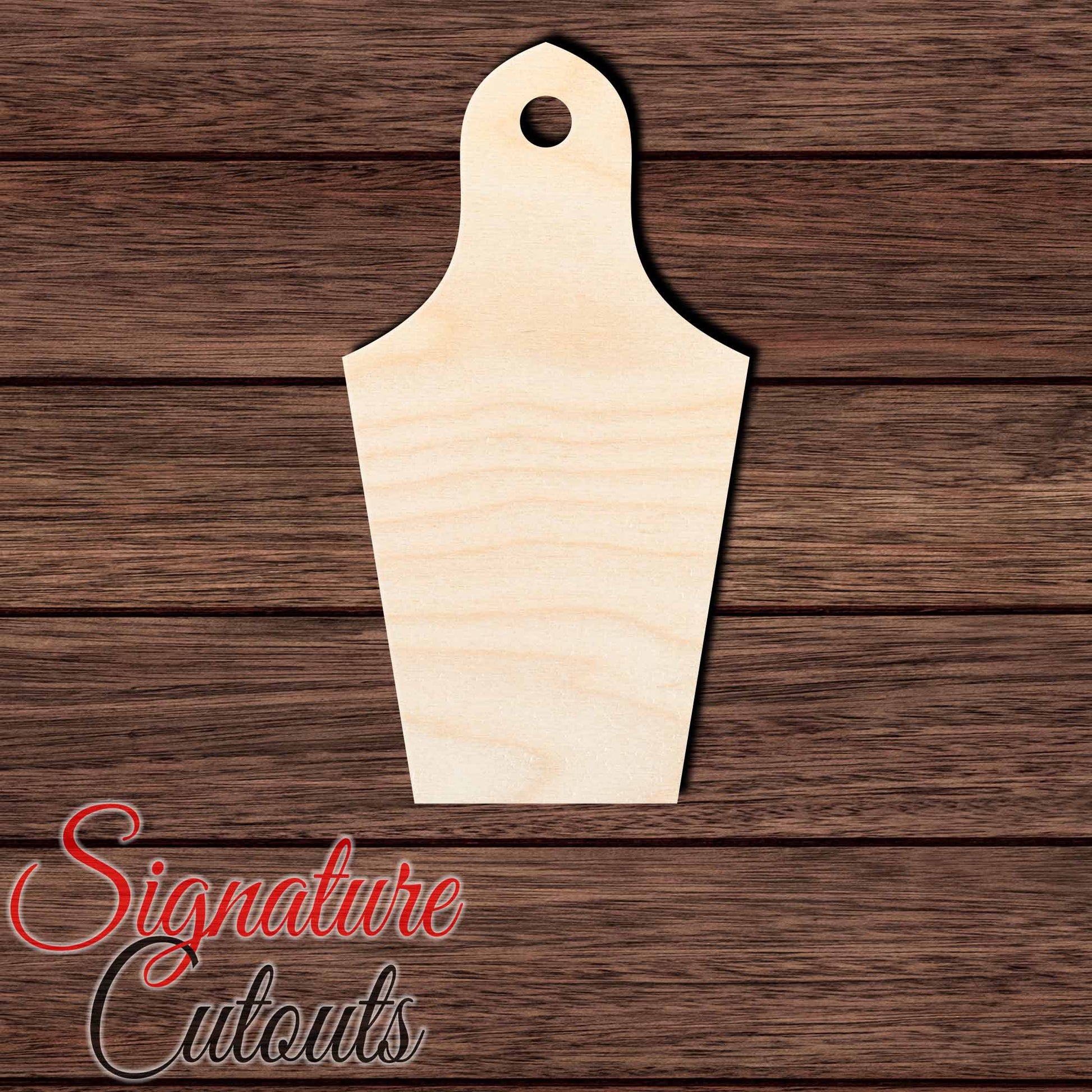 Cutting Board 015 Shape Cutout in Wood, Acrylic or Acrylic Mirror - Signature Cutouts