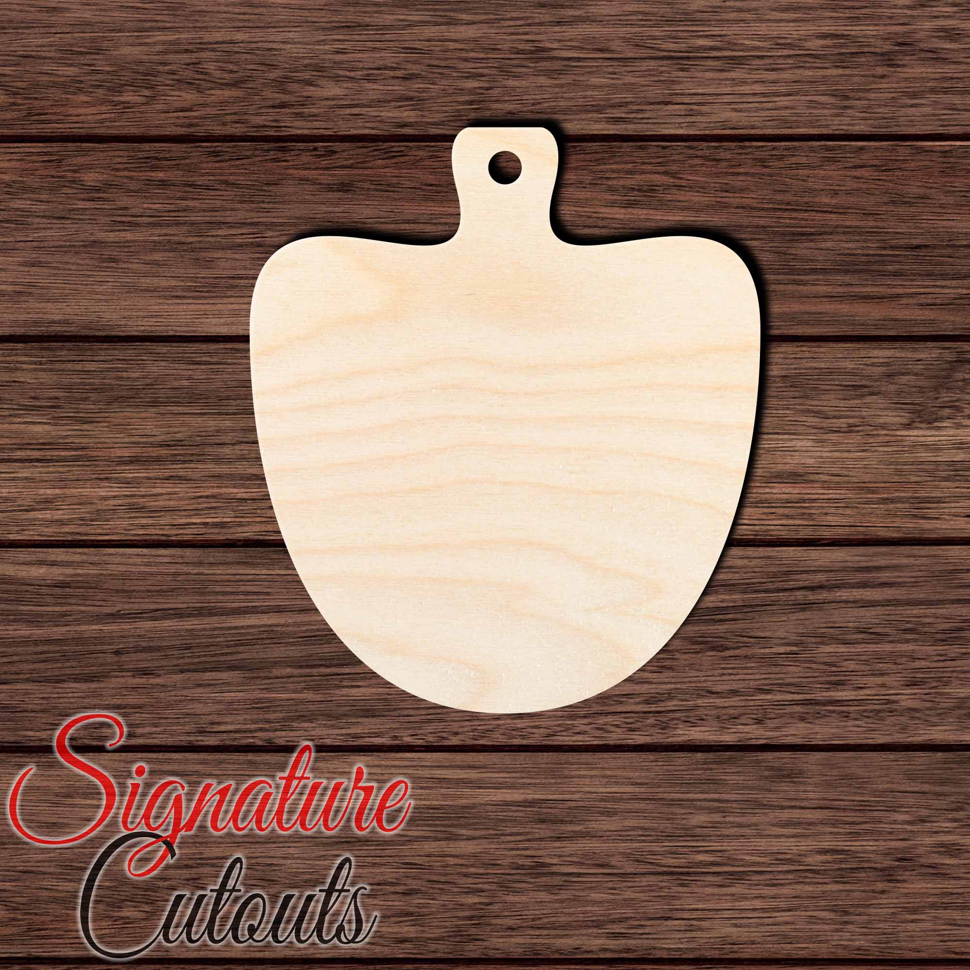 Cutting Board 018 Shape Cutout in Wood, Acrylic or Acrylic Mirror - Signature Cutouts