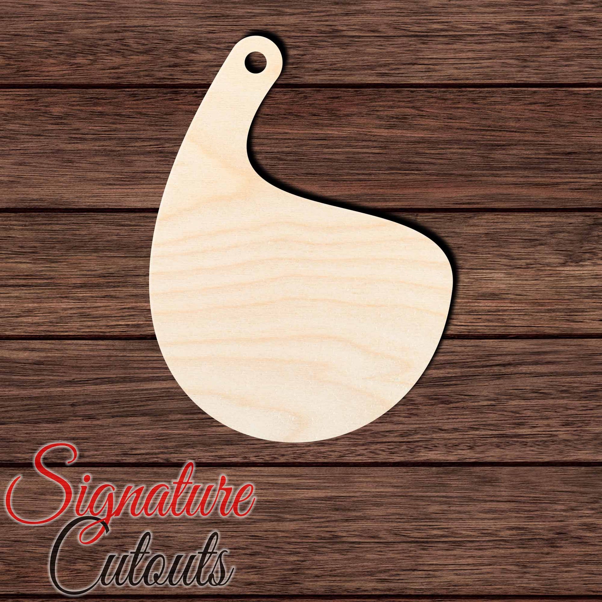 Cutting Board 019 Shape Cutout in Wood, Acrylic or Acrylic Mirror - Signature Cutouts