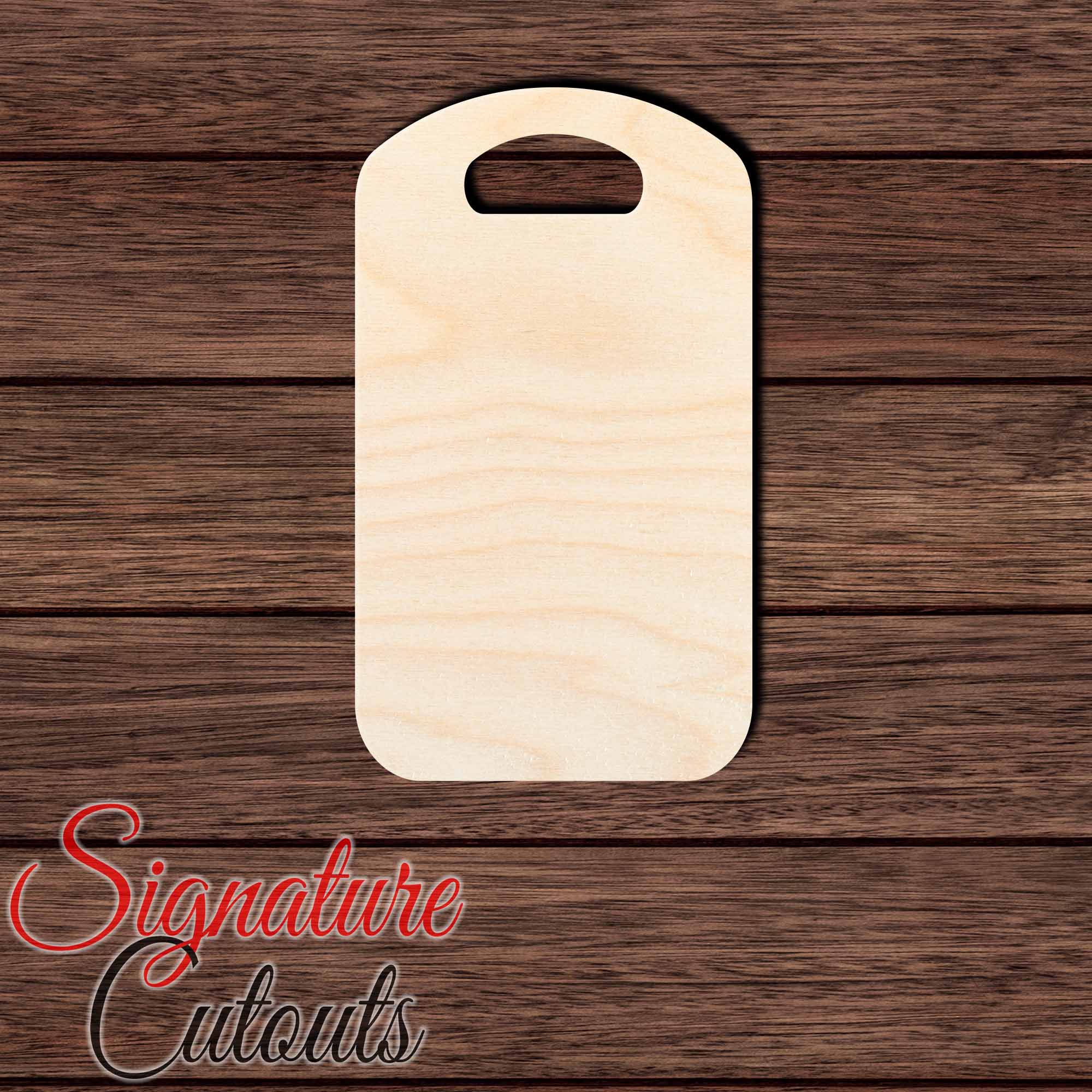 Cutting Board 021 Shape Cutout in Wood, Acrylic or Acrylic Mirror - Signature Cutouts