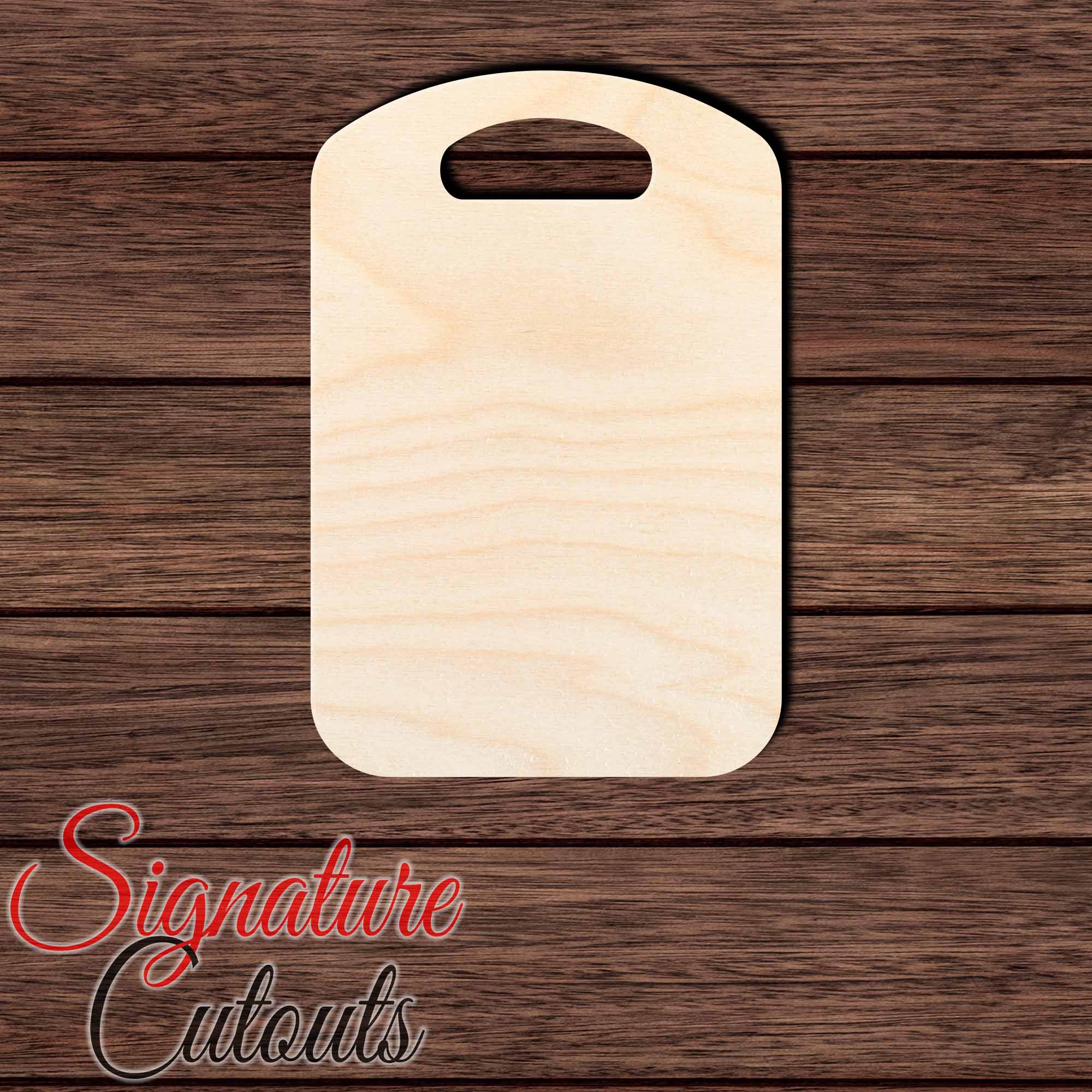 Cutting Board 022 Shape Cutout in Wood, Acrylic or Acrylic Mirror - Signature Cutouts