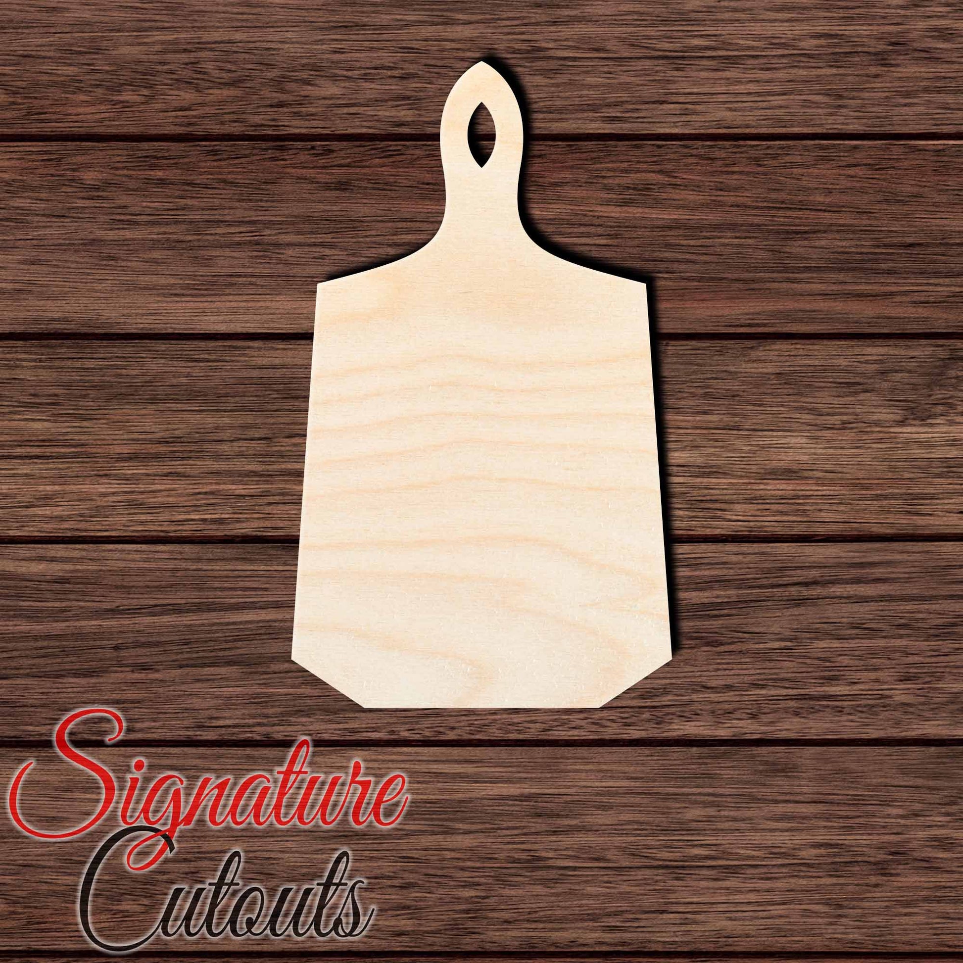 Cutting Board 024 Shape Cutout in Wood, Acrylic or Acrylic Mirror - Signature Cutouts