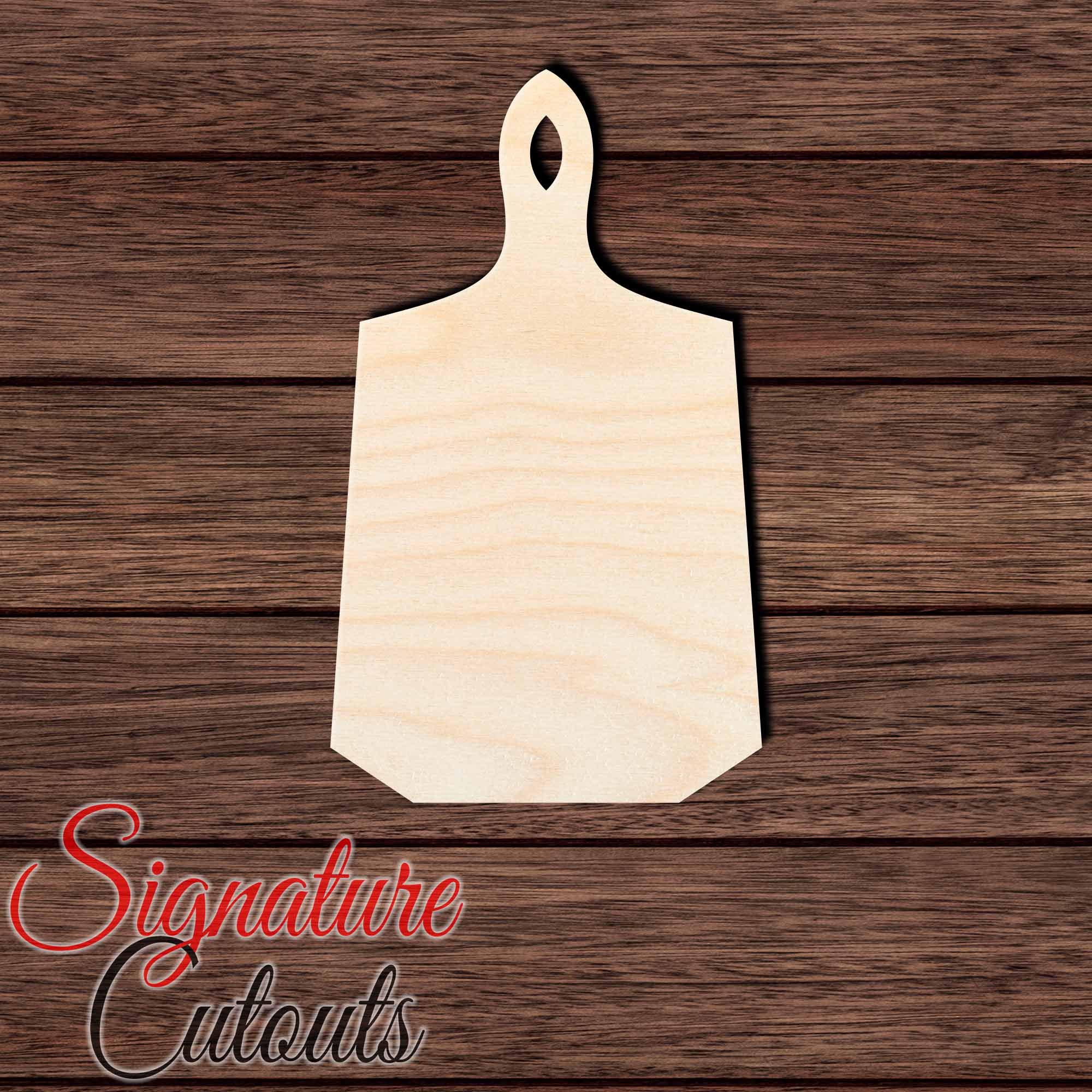 Cutting Board 024 Shape Cutout in Wood, Acrylic or Acrylic Mirror - Signature Cutouts