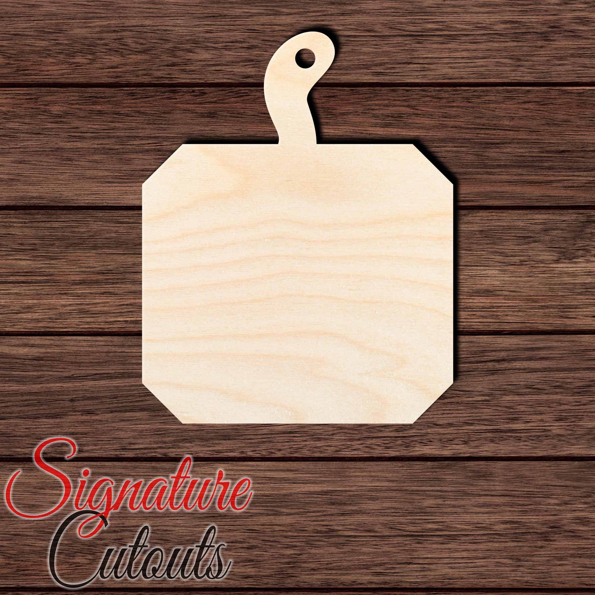 Cutting Board 025 Shape Cutout in Wood, Acrylic or Acrylic Mirror - Signature Cutouts