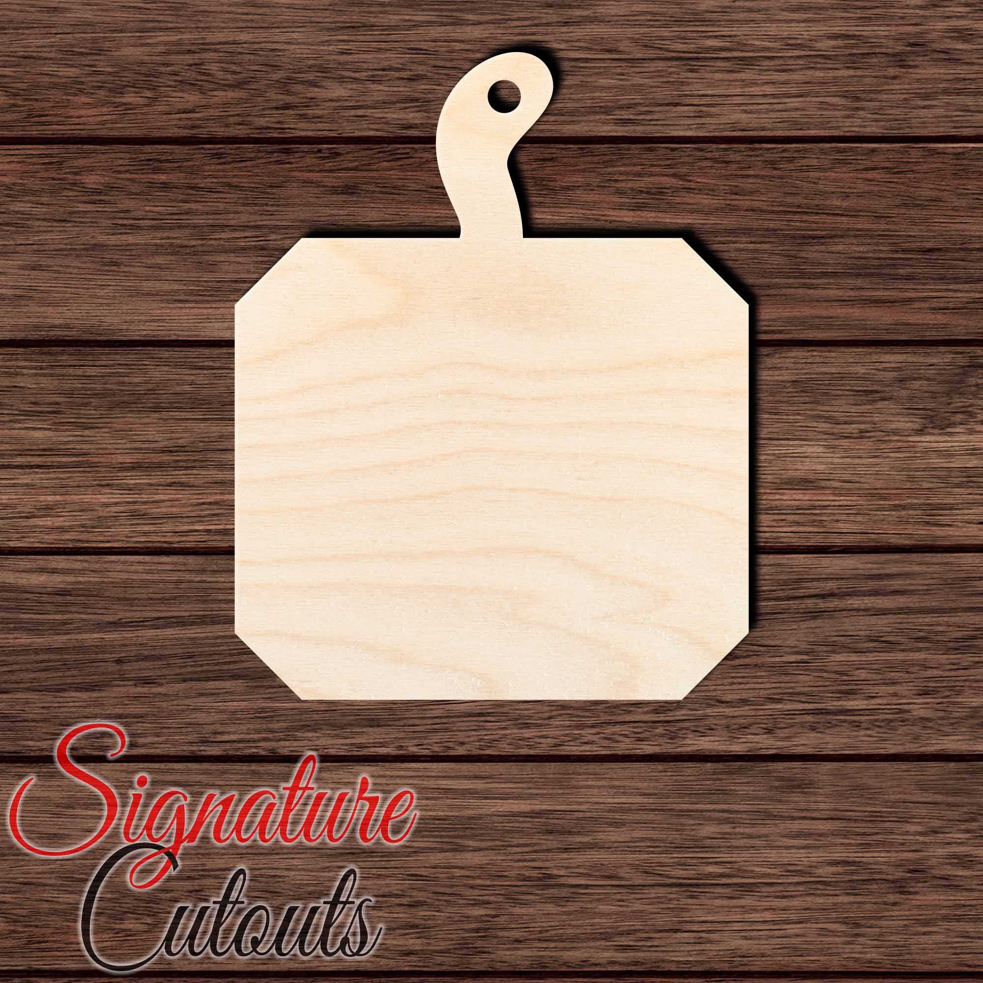 Cutting Board 025 Shape Cutout in Wood, Acrylic or Acrylic Mirror - Signature Cutouts