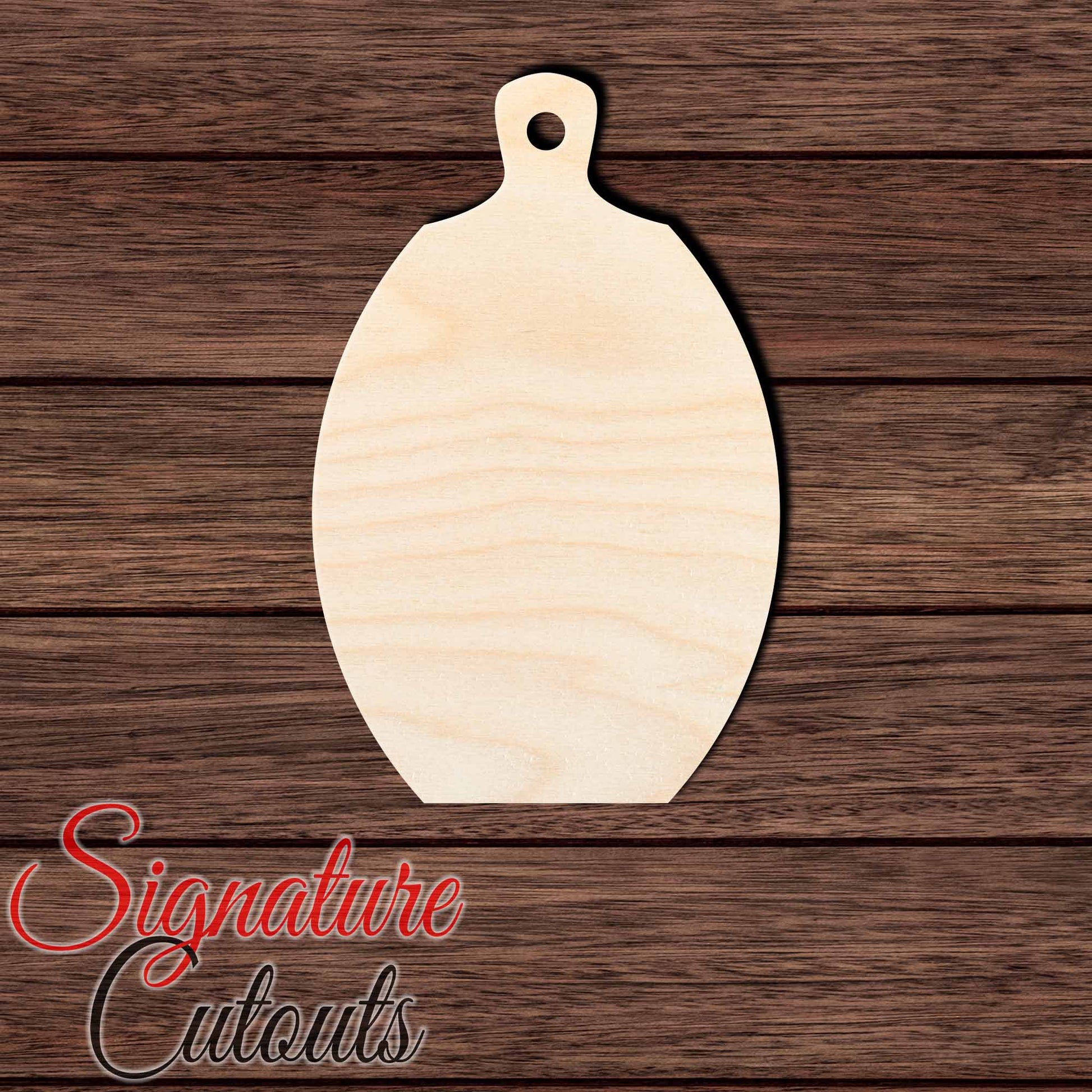 Cutting Board 035 Shape Cutout in Wood, Acrylic or Acrylic Mirror - Signature Cutouts