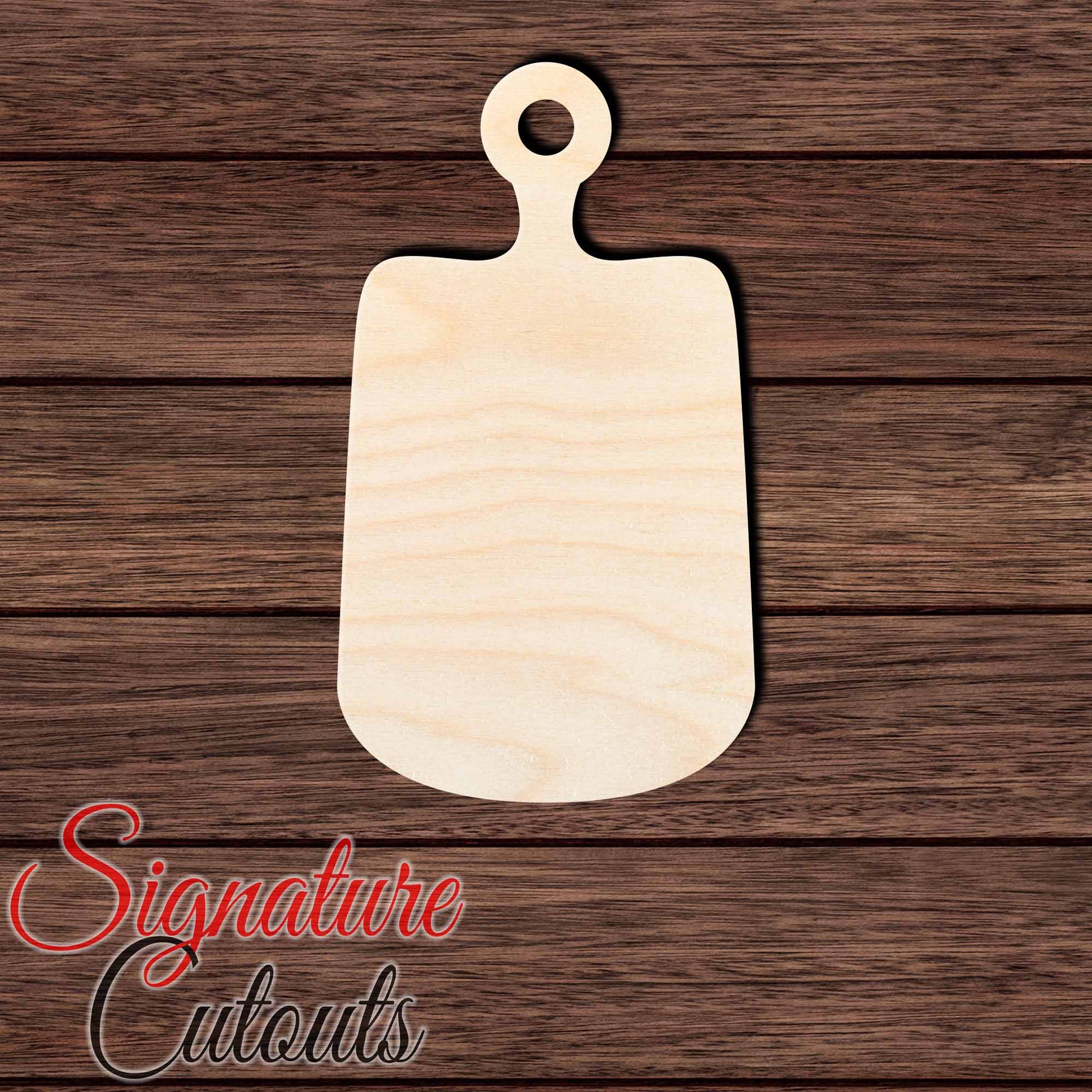 Cutting Board 044 Shape Cutout in Wood, Acrylic or Acrylic Mirror - Signature Cutouts