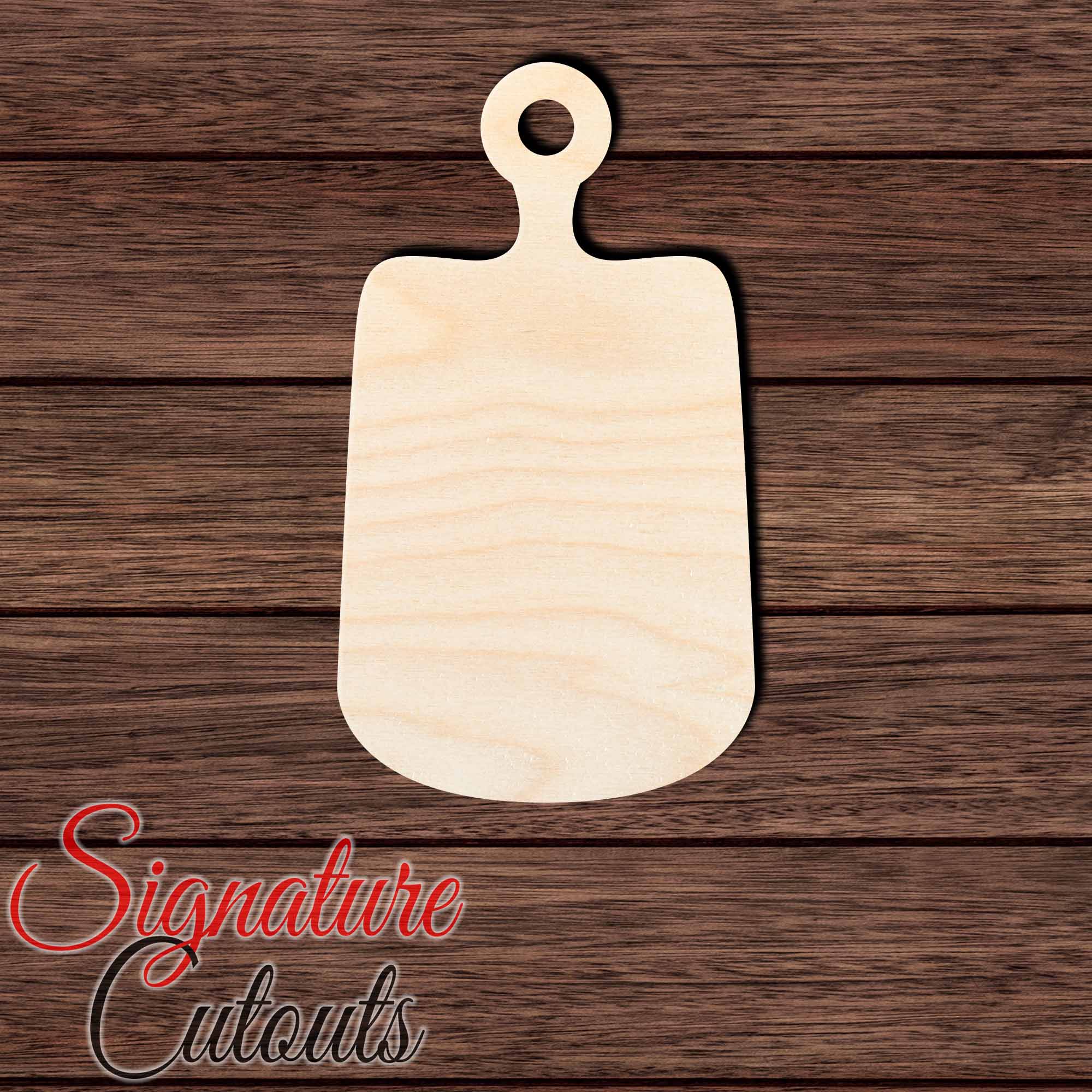 Cutting Board 044 Shape Cutout in Wood, Acrylic or Acrylic Mirror - Signature Cutouts