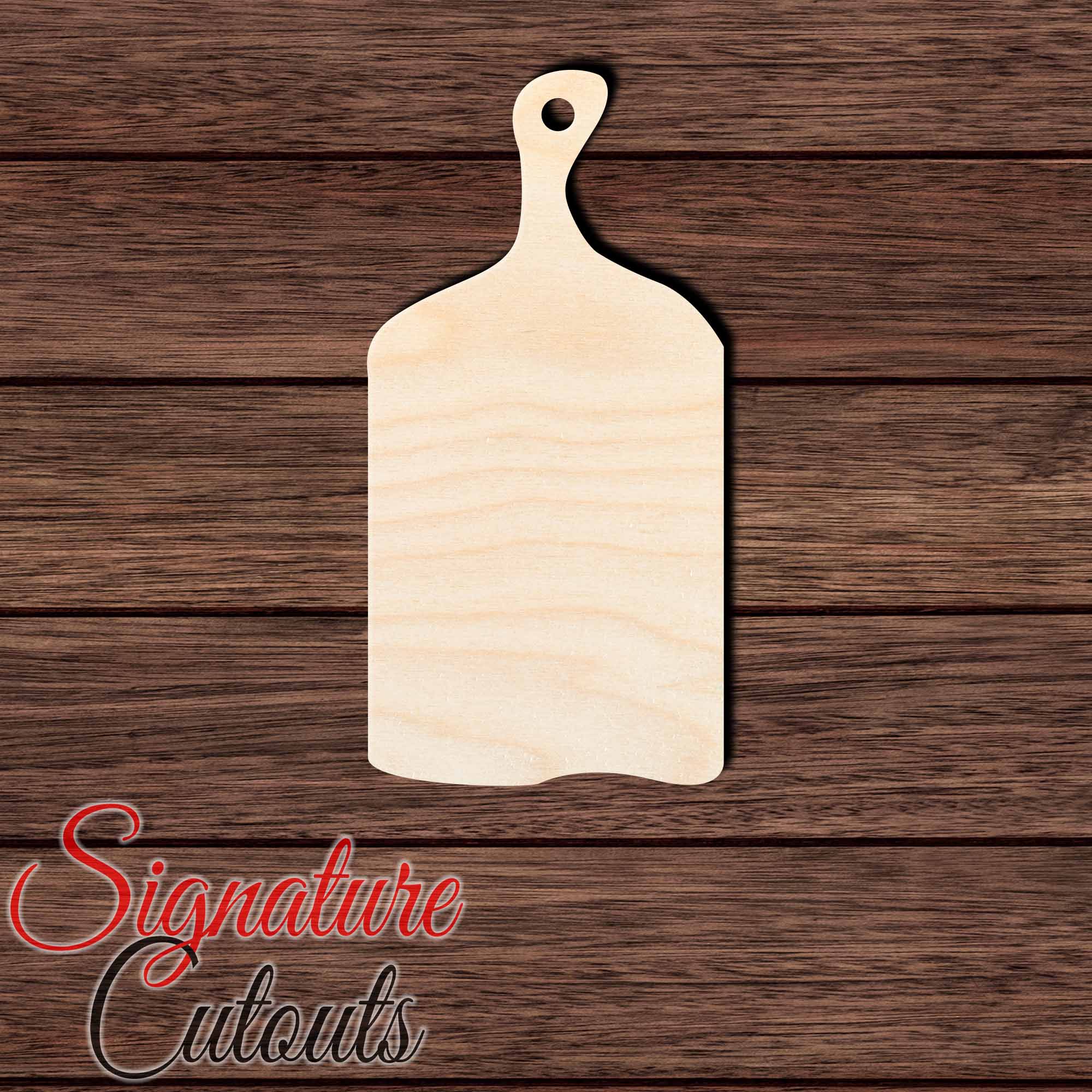 Cutting Board 050 Shape Cutout in Wood, Acrylic or Acrylic Mirror - Signature Cutouts