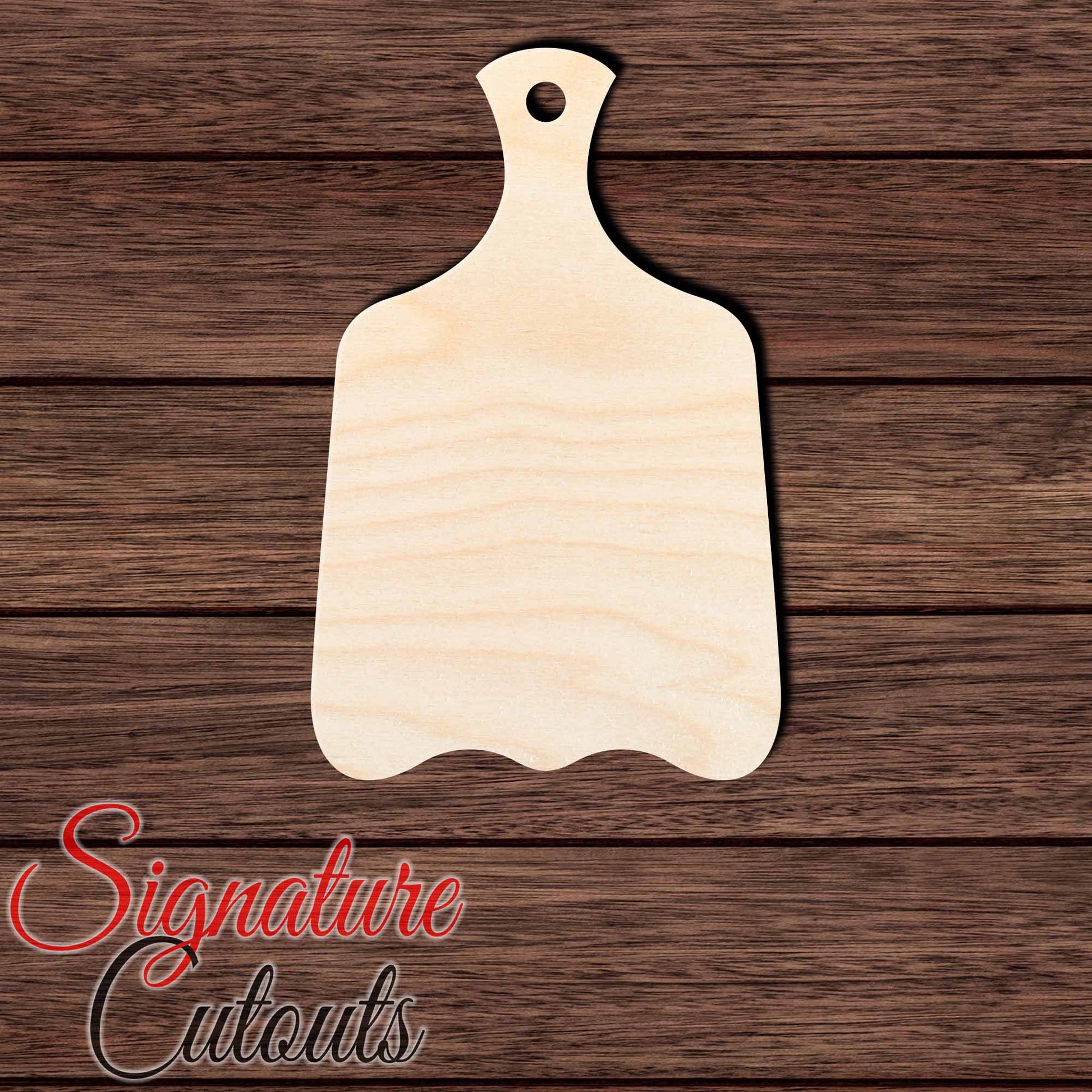 Cutting Board 051 Shape Cutout in Wood, Acrylic or Acrylic Mirror - Signature Cutouts