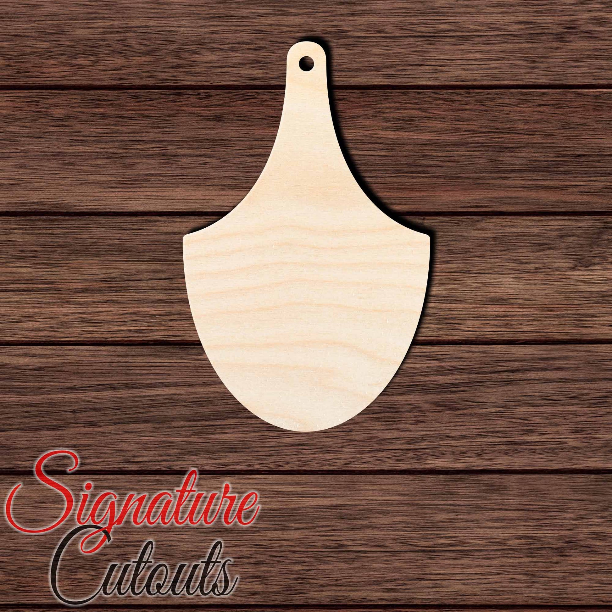 Cutting Board 052 Shape Cutout in Wood, Acrylic or Acrylic Mirror - Signature Cutouts