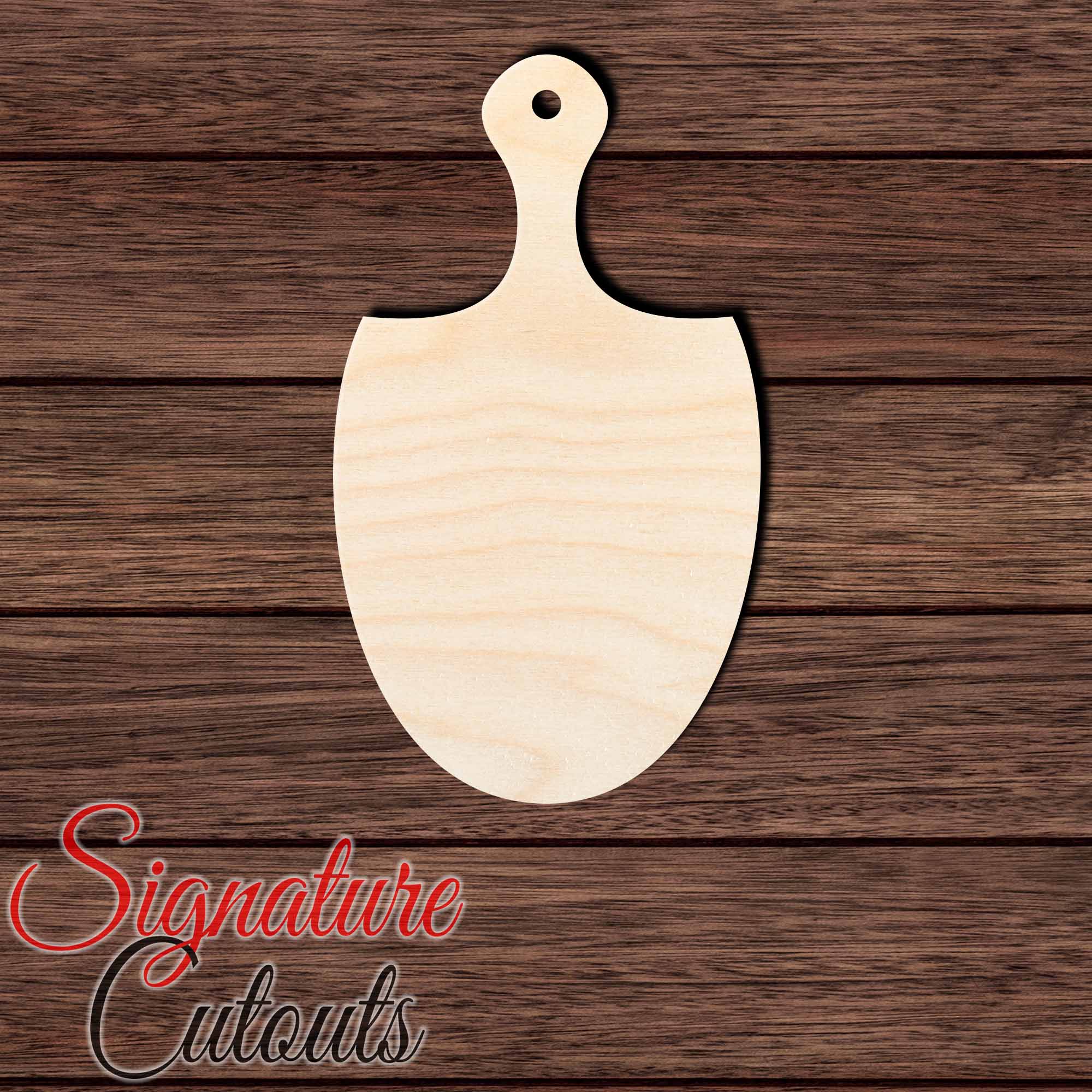 Cutting Board 053 Shape Cutout in Wood, Acrylic or Acrylic Mirror - Signature Cutouts