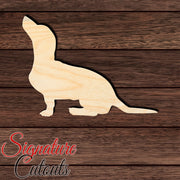 Dachshund 006 Shape Cutout in Wood, Acrylic or Acrylic Mirror - Signature Cutouts
