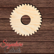 Daisy 002 en Shape Cutout in Wood, Acrylic or Acrylic Mirror - Signature Cutouts