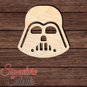 Darth Vader Helmet 001 Shape Cutout - Signature Cutouts