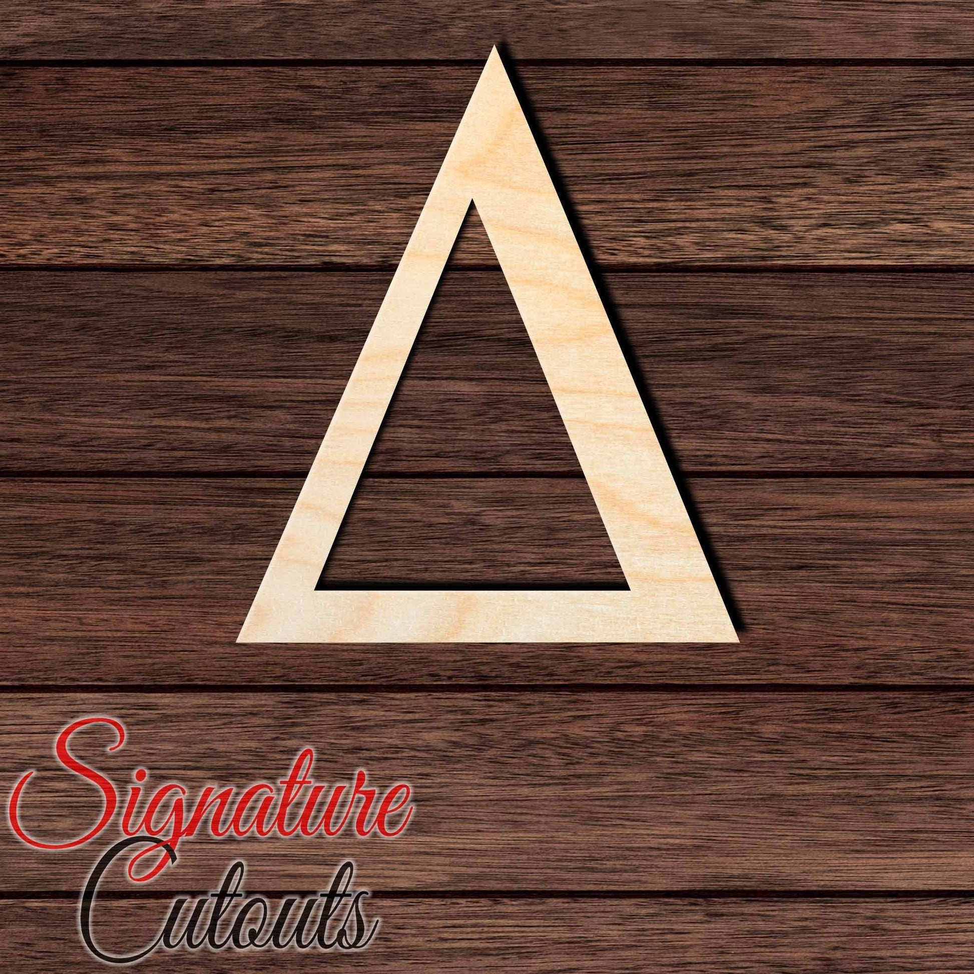 Delta Shape Cutout - Signature Cutouts