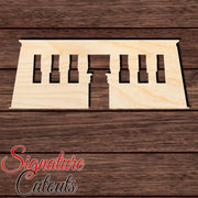 Dendera Temple (Egypt) Shape Cutout in Wood, Acrylic or Acrylic Mirror - Signature Cutouts