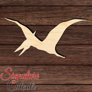 Dinosaur 013 Shape Cutout in Wood, Acrylic or Acrylic Mirror - Signature Cutouts