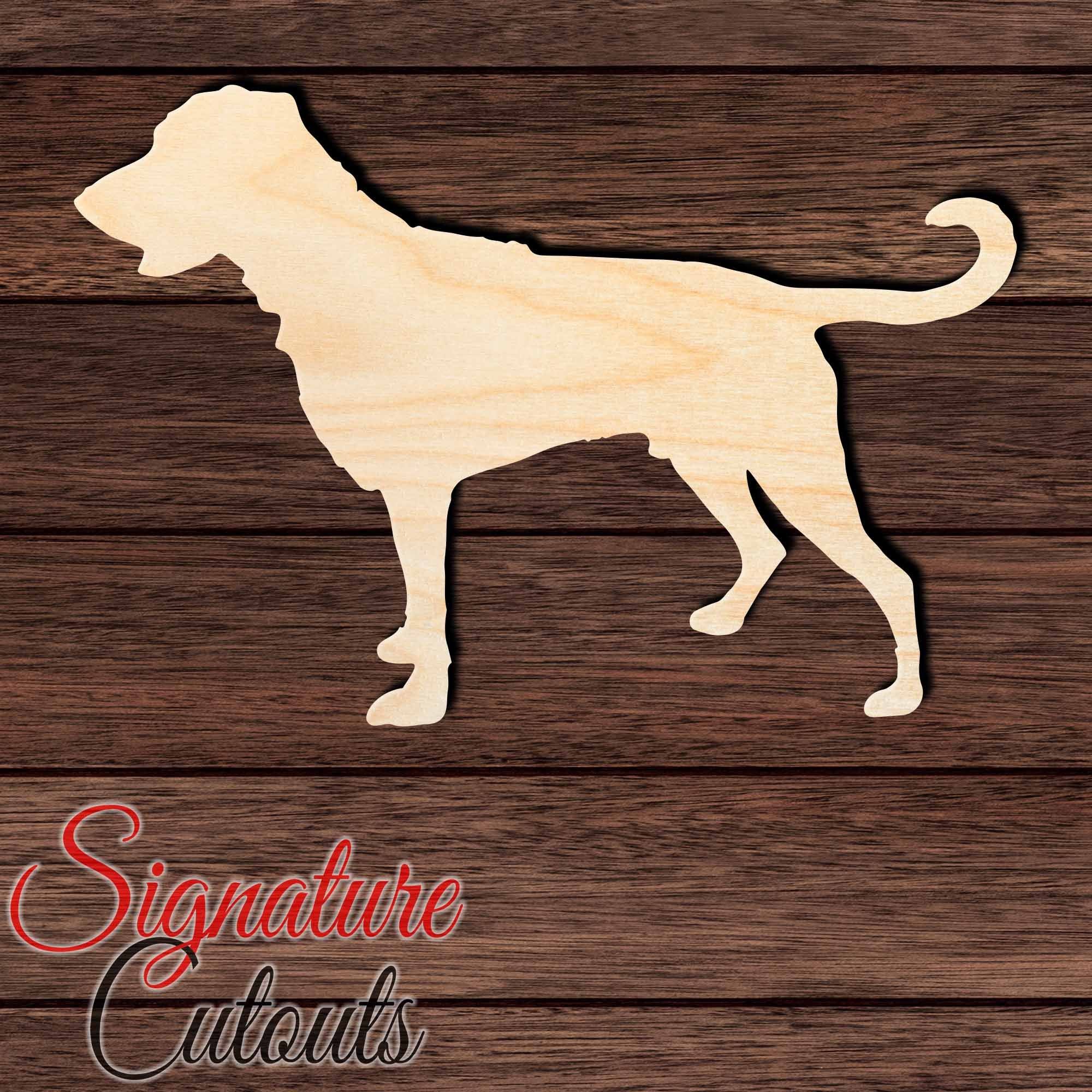 Doberdor Shape Cutout in Wood, Acrylic or Acrylic Mirror - Signature Cutouts