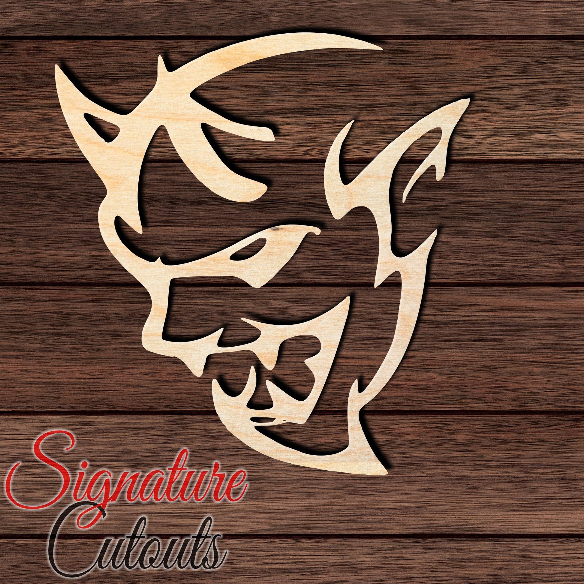 Dodge Demon Shape Cutout in Wood, Acrylic or Acrylic Mirror - Signature Cutouts