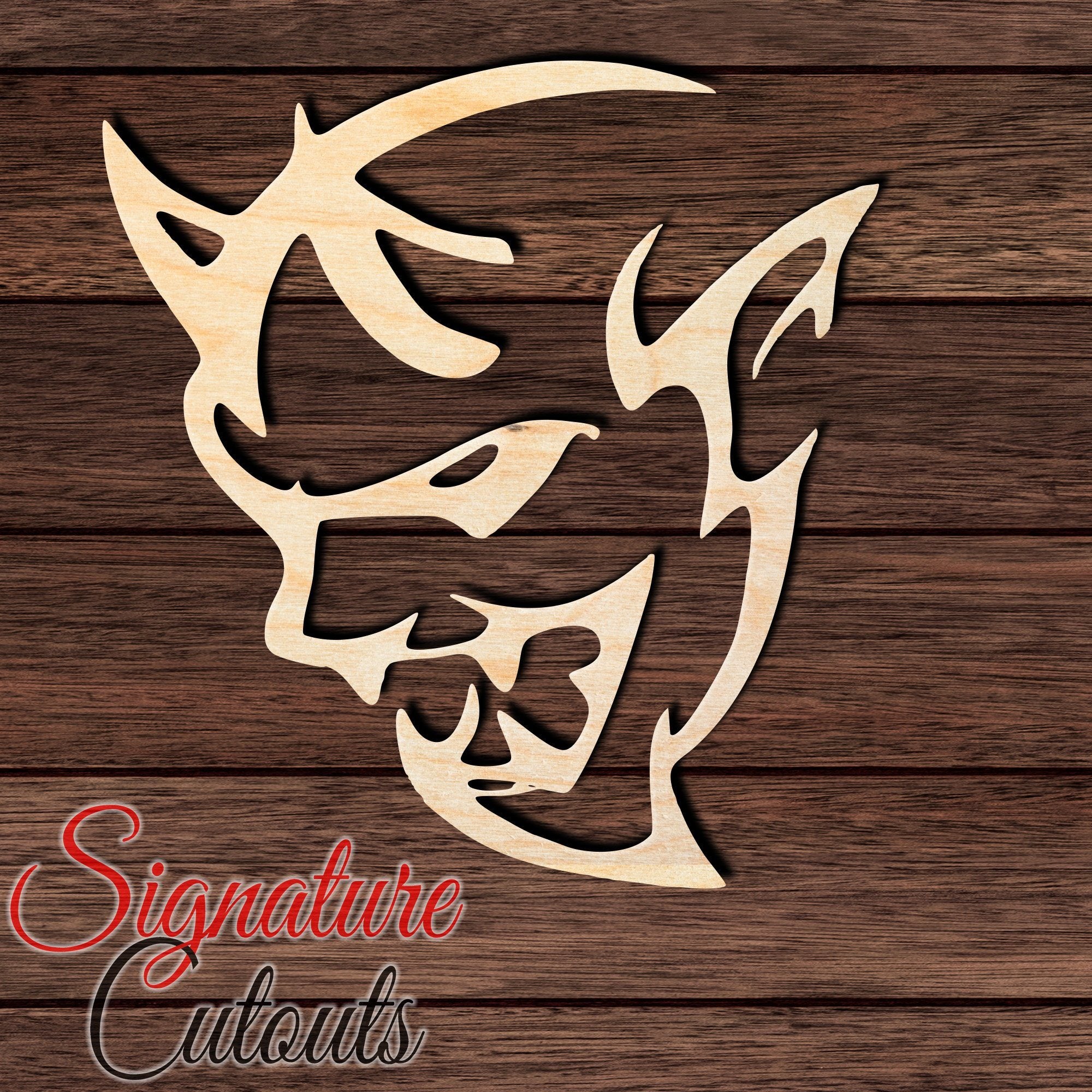 Dodge Demon Shape Cutout in Wood, Acrylic or Acrylic Mirror - Signature Cutouts