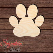 Dog Paw Print 001 Shape Cutout