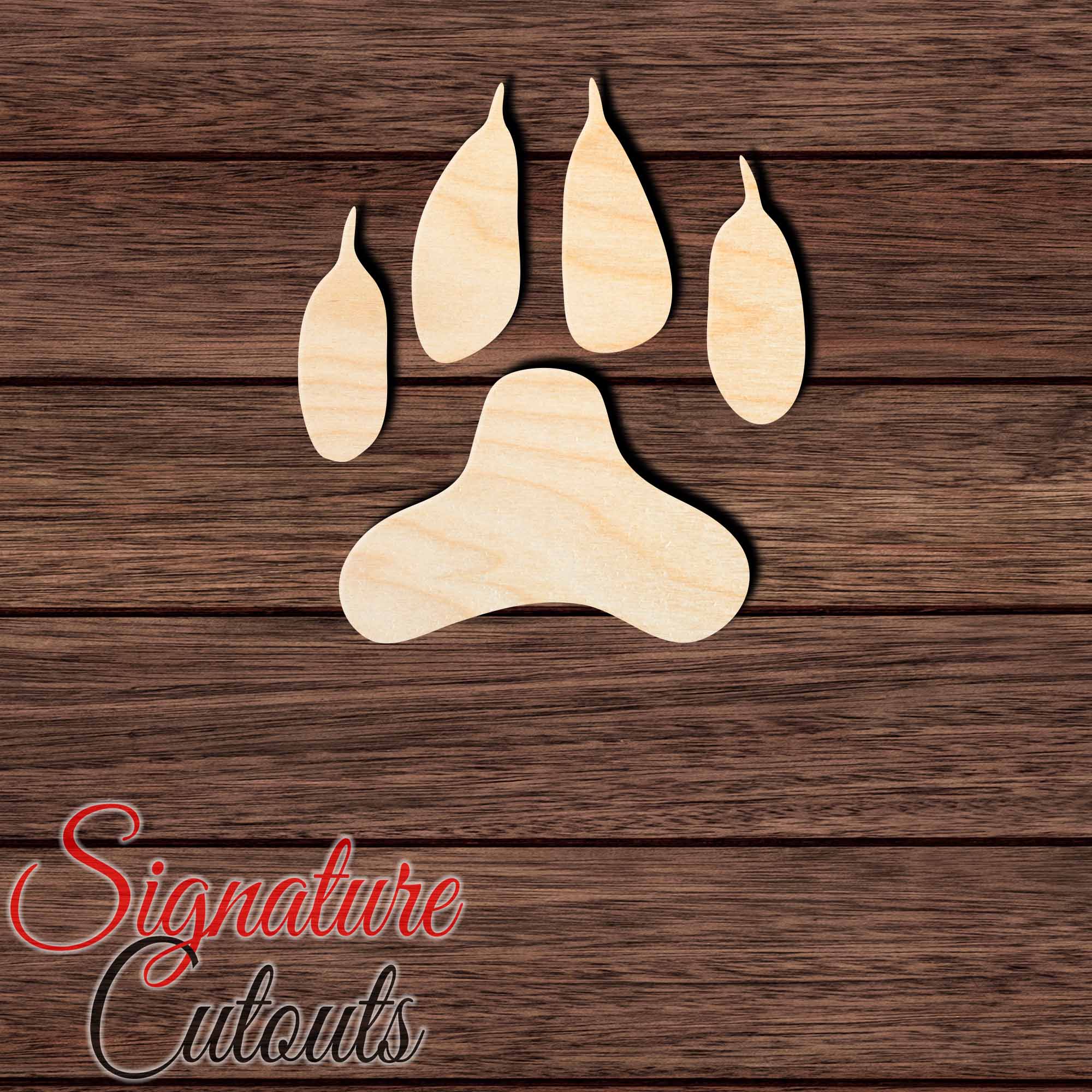 Dog Track Shape Cutout in Wood, Acrylic or Acrylic Mirror - Signature Cutouts