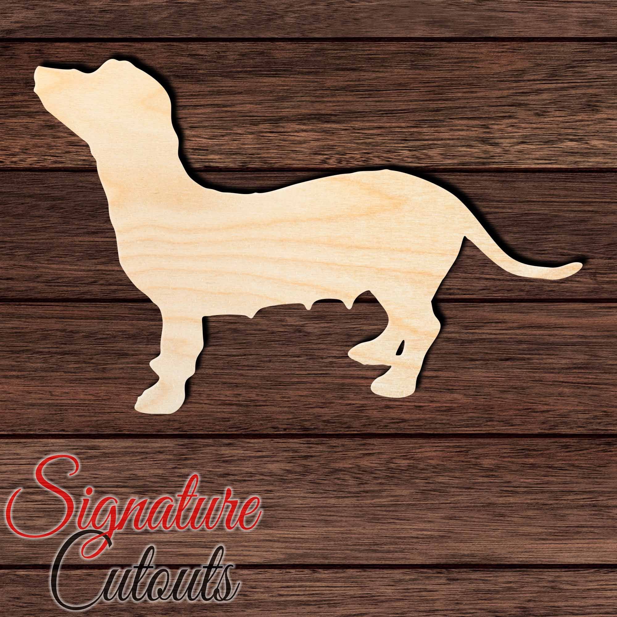 Doxiepoo Shape Cutout in Wood, Acrylic or Acrylic Mirror - Signature Cutouts