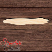 Eel Fish Shape Cutout in Wood, Acrylic or Acrylic Mirror - Signature Cutouts